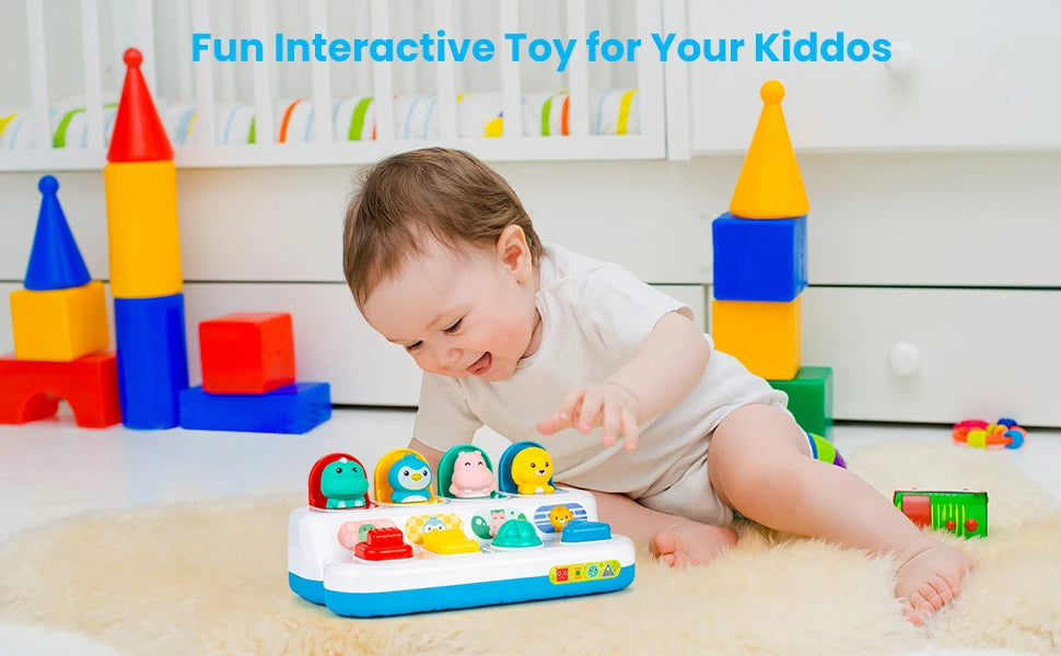 Press and turn the buttons - Infant toy