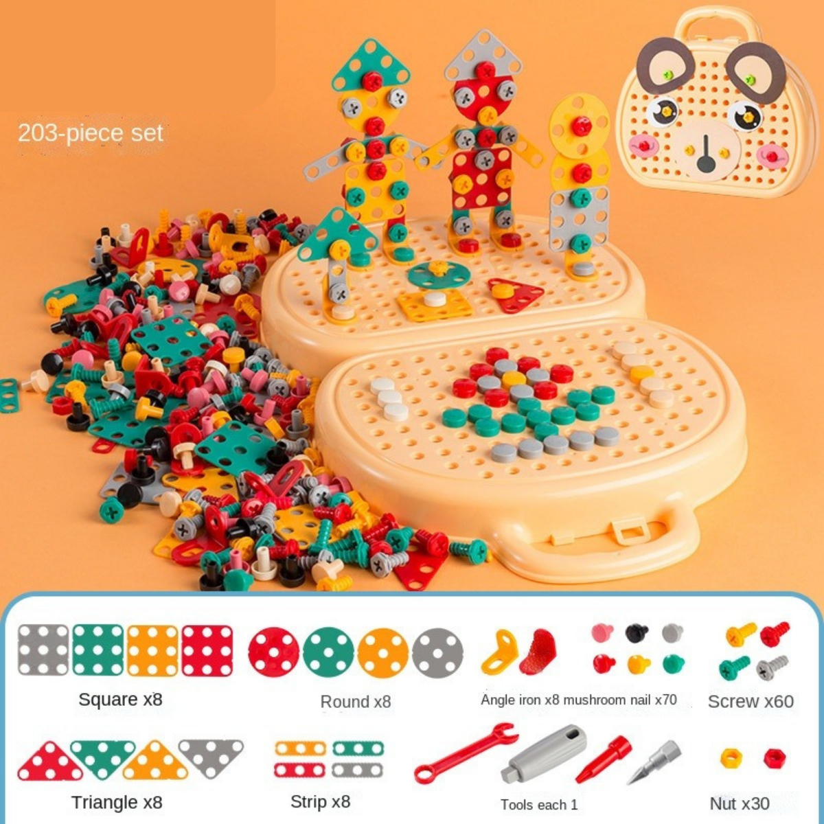 Build with a drill - Play drill set