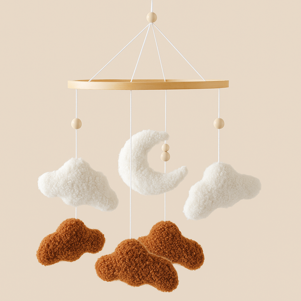 Peace & Atmosphere – Infant Mobile with Clouds