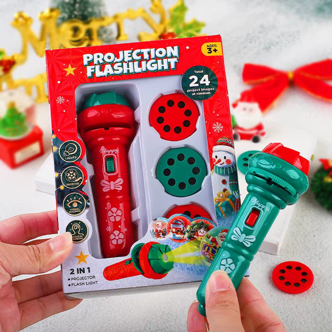 Light Play - Christmas Projection Flashlight