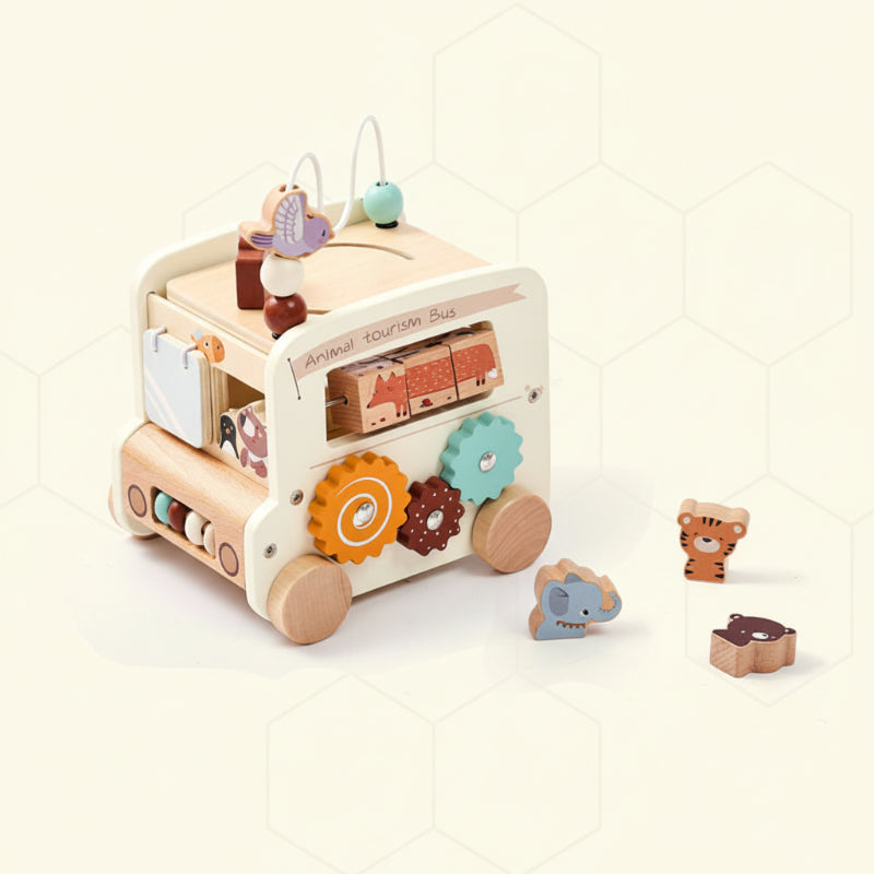 Educational & Versatile – Wooden Developmental Activity Bus
