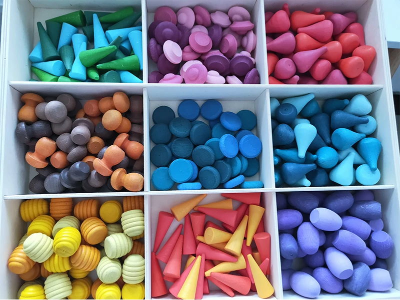 Innovative Coloring Fun – Wooden Coloring Play Set