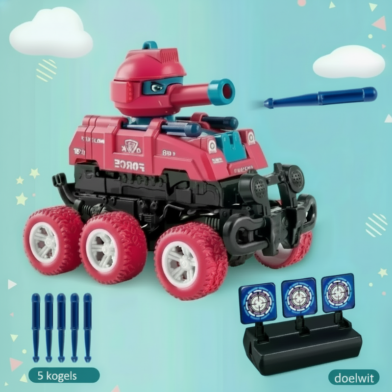 Active & Robust - Plaything tank with Shooting function
