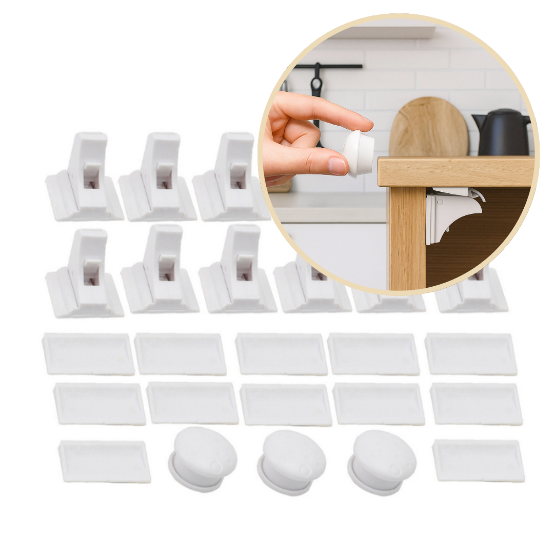 SafeSpace Click – Invisible Protection – Magneto Child Lock Without Drilling
