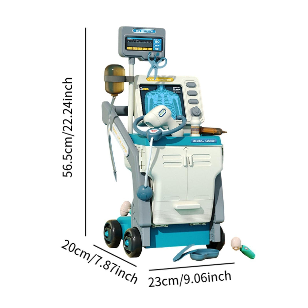 CarePlay – Educational & Imagination – Children's Doctor's Cart Play Set