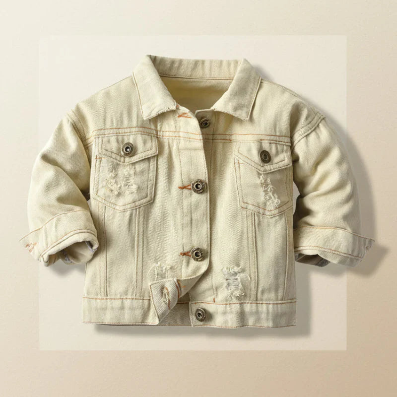 Candy Color Denim Jacket – Lightweight Denim Jacket for Children