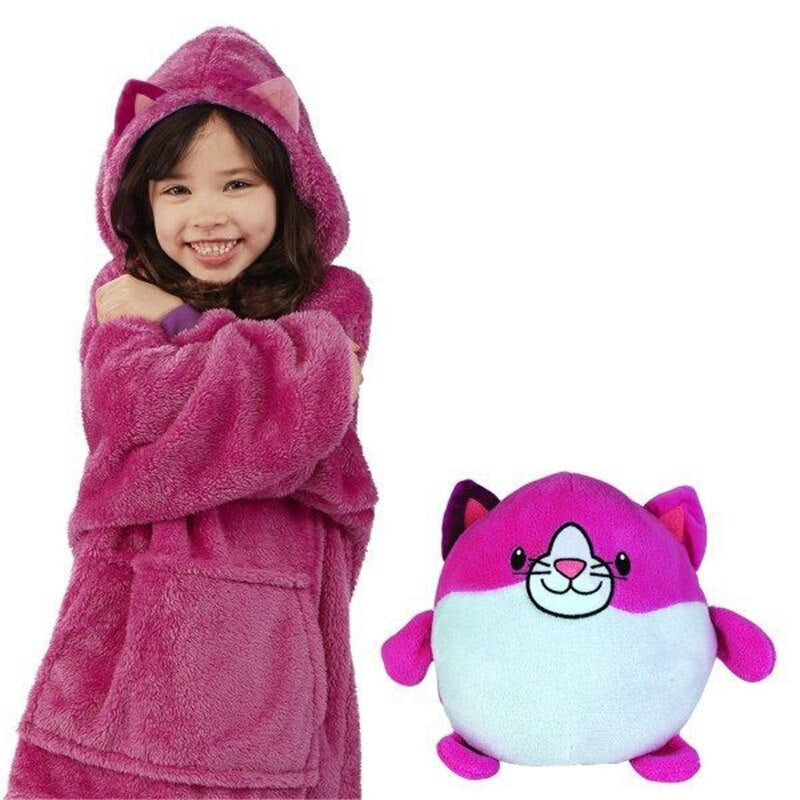 Hoodie and toy in one package - Warm kids's hoodie