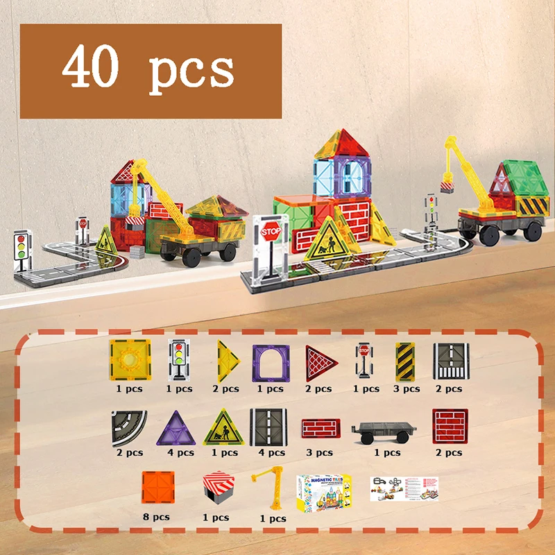 Innovative & Playful – Magnetic Tiles Car Set