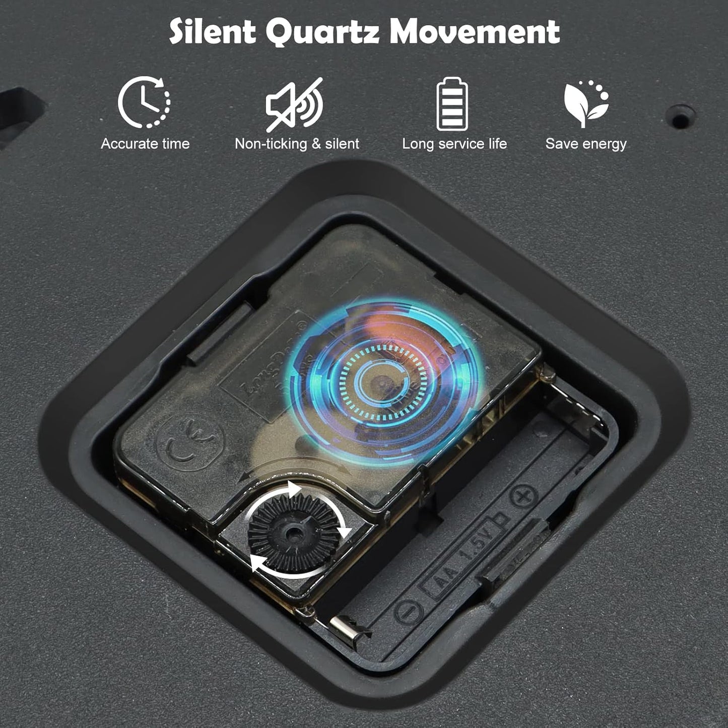 Independent & Quiet - Educational Children's Wall Clock