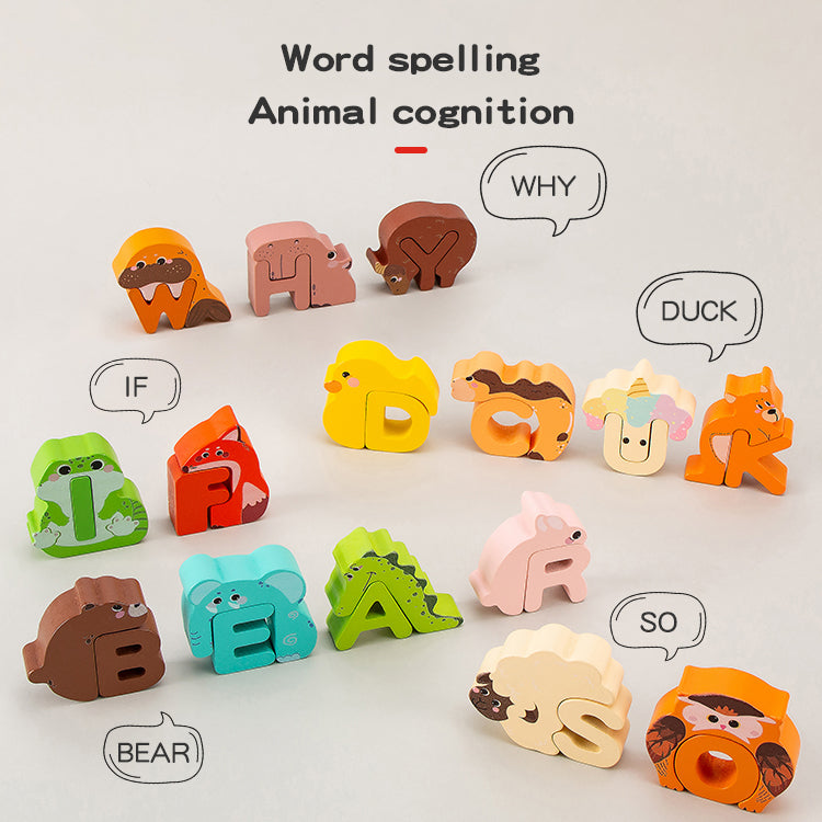 Playful & Educational – Animal Alphabet Brain-teaser for Children