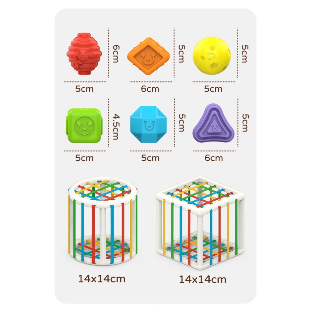 Woods™ l Sort and learn - Teaching cube for kids