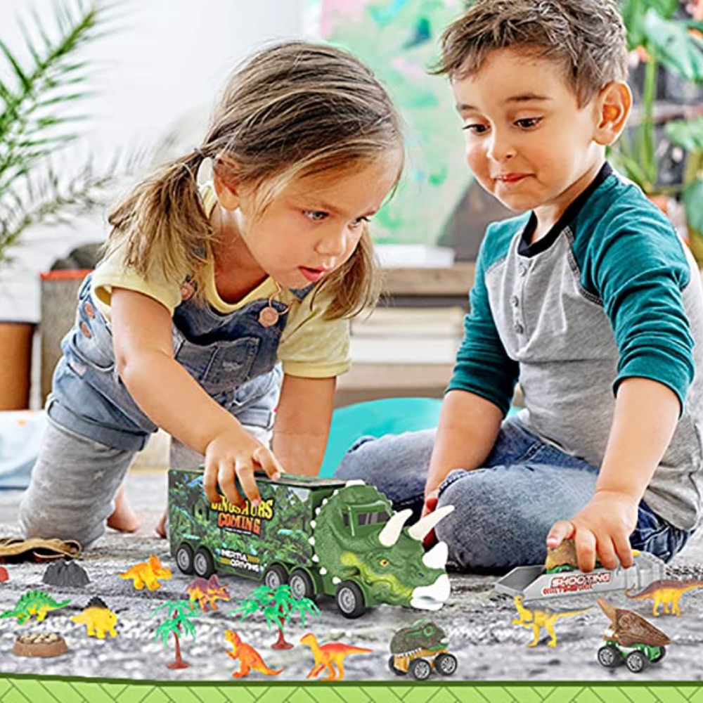 Carry the dinosaurs - Dinosaur Truck