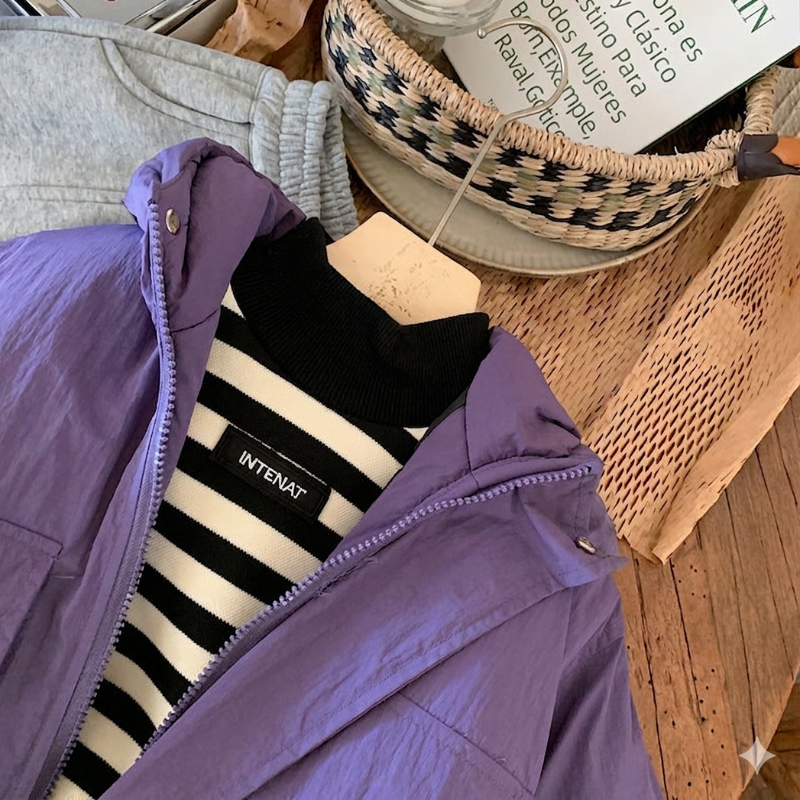 Windproof & Water-repellent – Children's Windbreaker with Hood