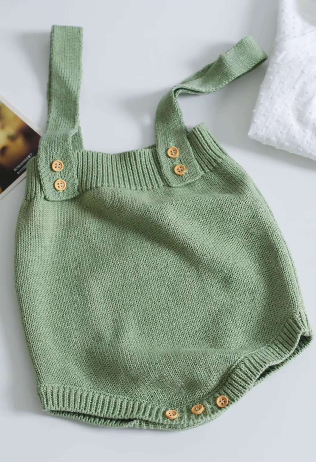 Cute Knitted Infant Romper