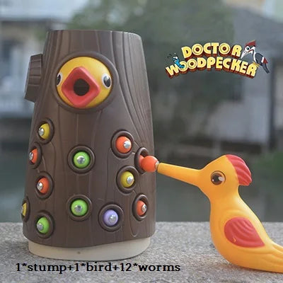 Train fine motor skills - Worms magnetic game