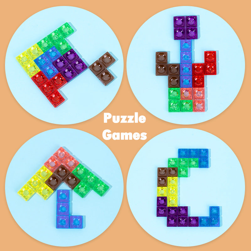 3D Tetris puzzle board