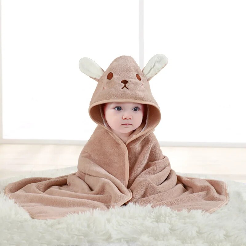 Cute Animals Cartoons - Children's Bath Towel