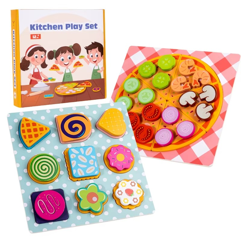 Stimulate Creativity & Motor Skills - Children's Pizza & Cookie Kit