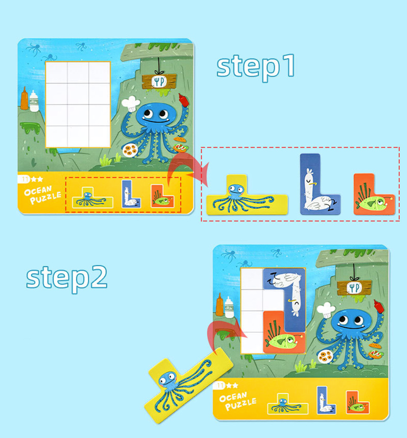 Meet some lovely friends in the sea! - Sea Animal Brain-teaser