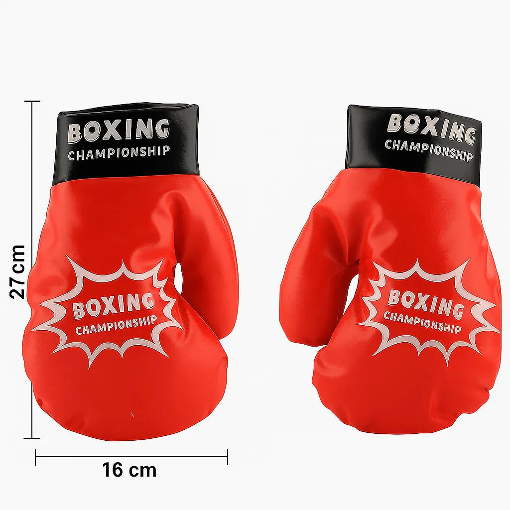 Play & Active – Inflatable Punching Bag with Gloves