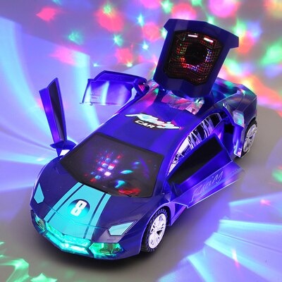 Moving and flashing toy car - Plaything car