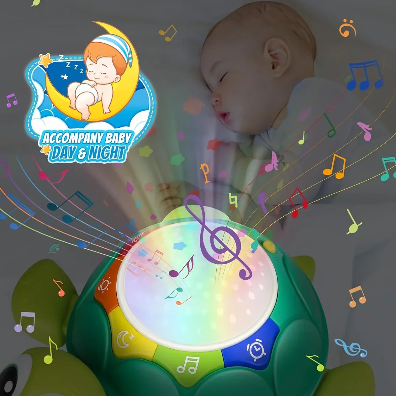Encourage crawling - Star Projector
