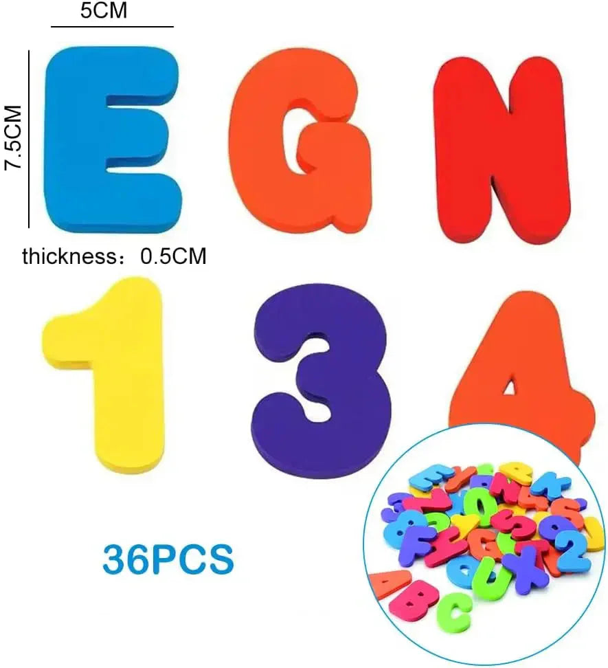 Educational & Play - Colorful Bath Letters