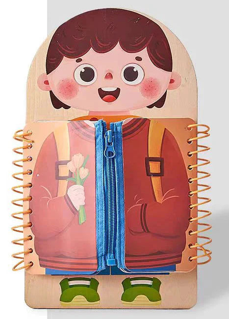 Button & Zipper - Activity Board