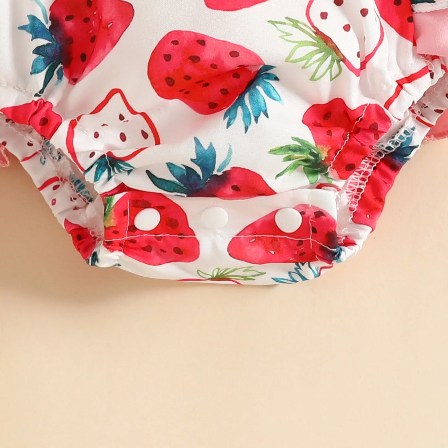 Cow or Strawberry - Girls Romper