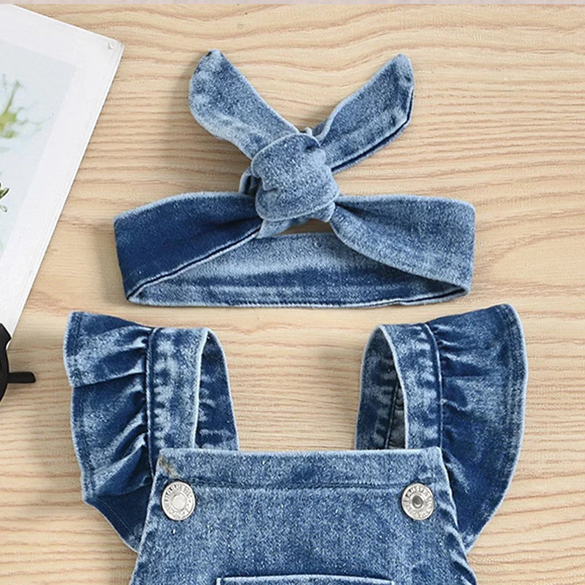 Cute Look - Denim Romper