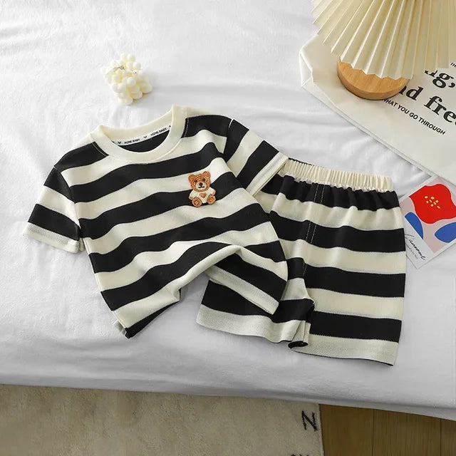 Stripes Play - Cotton Dress Set