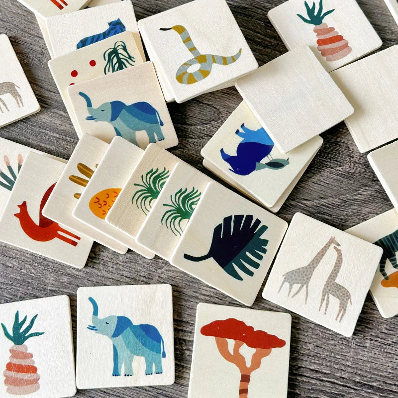 Wood & Educational – Jungle Memory Activity