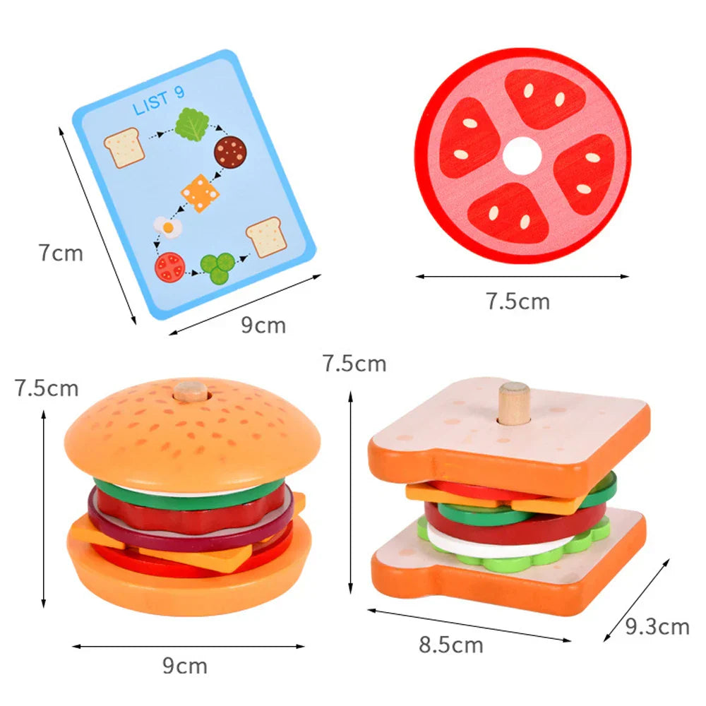 Tasty Stacking - Sandwich Construction Toys