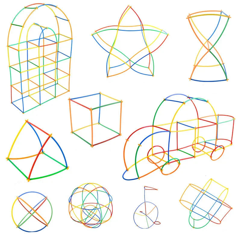 Imagination & Skill – Construction Tubes with Connectors