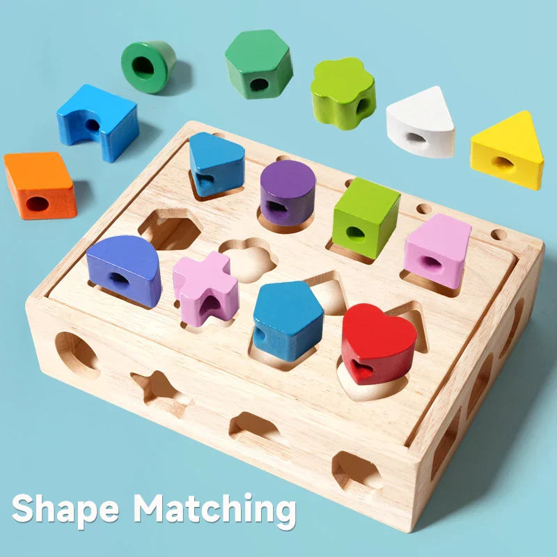 Encourage Creativity & Improve Skills - Colorful Montessori Puzzle Kit
