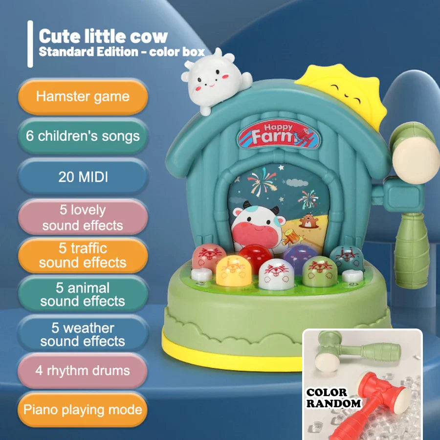 Musical Mole Hunt - Farm Mole Activity