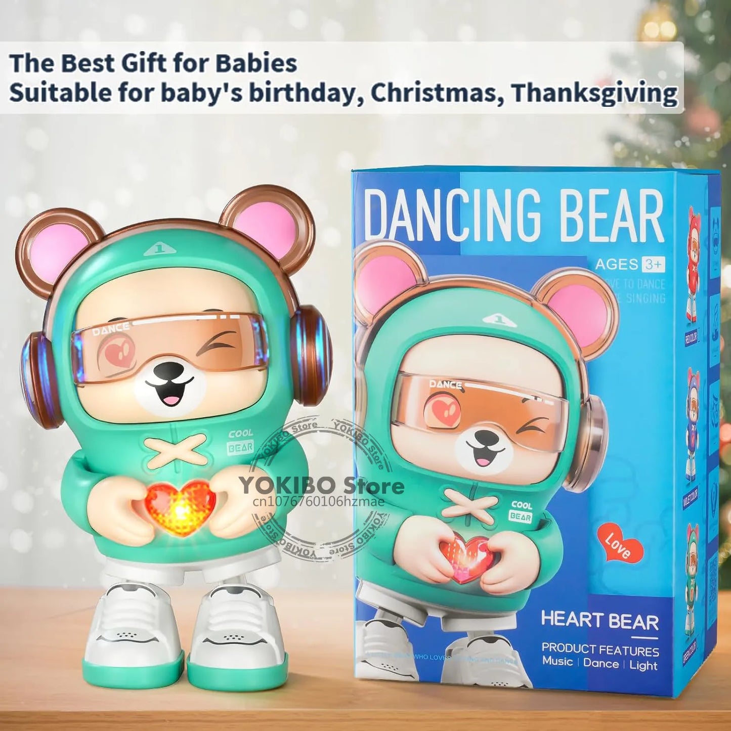Dancing Bear Robot™ - Develop motor skills - Dancing Plaything Doll