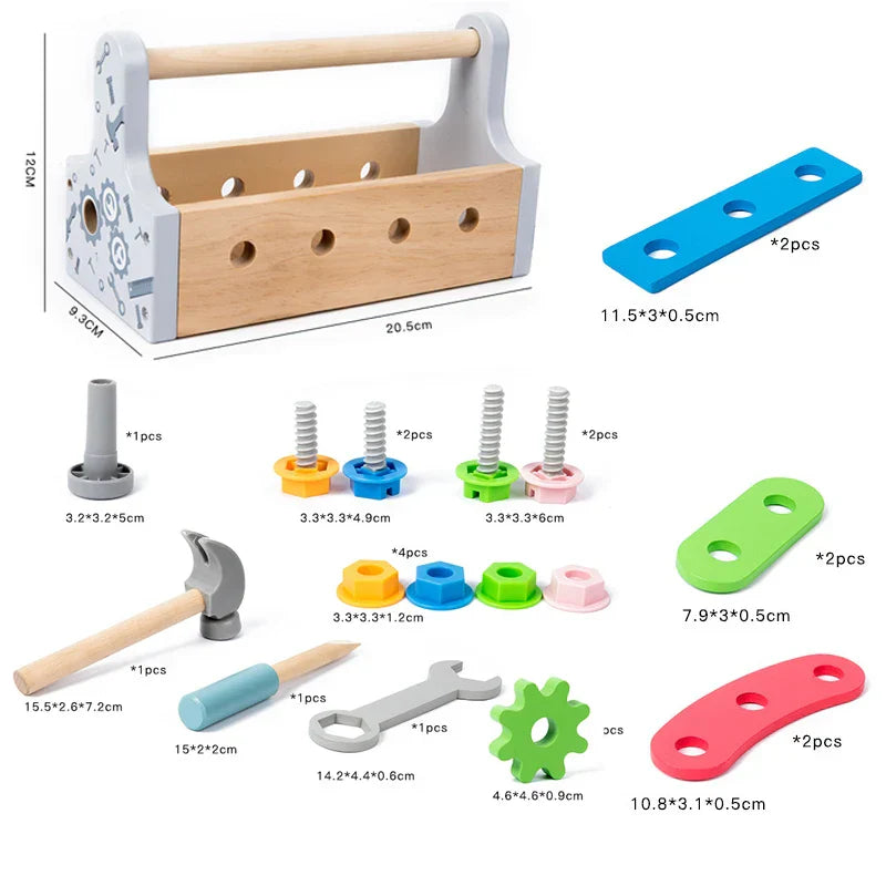 Innovative & Problem-Solving - Wooden Tool Box