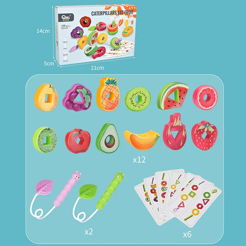 Fine motor skills - Fruit Beads Toys