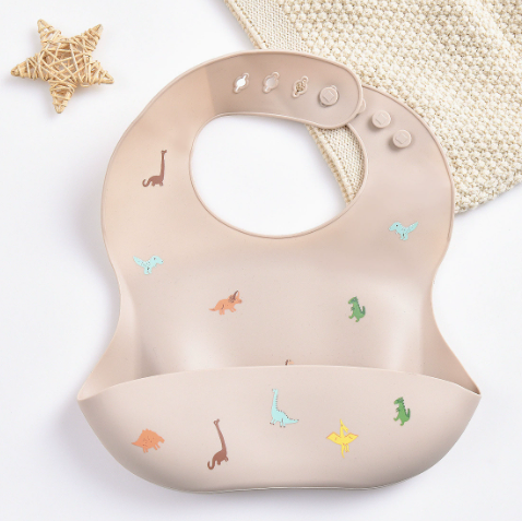 Waterproof & Fashionable - Silicone Infant Bib