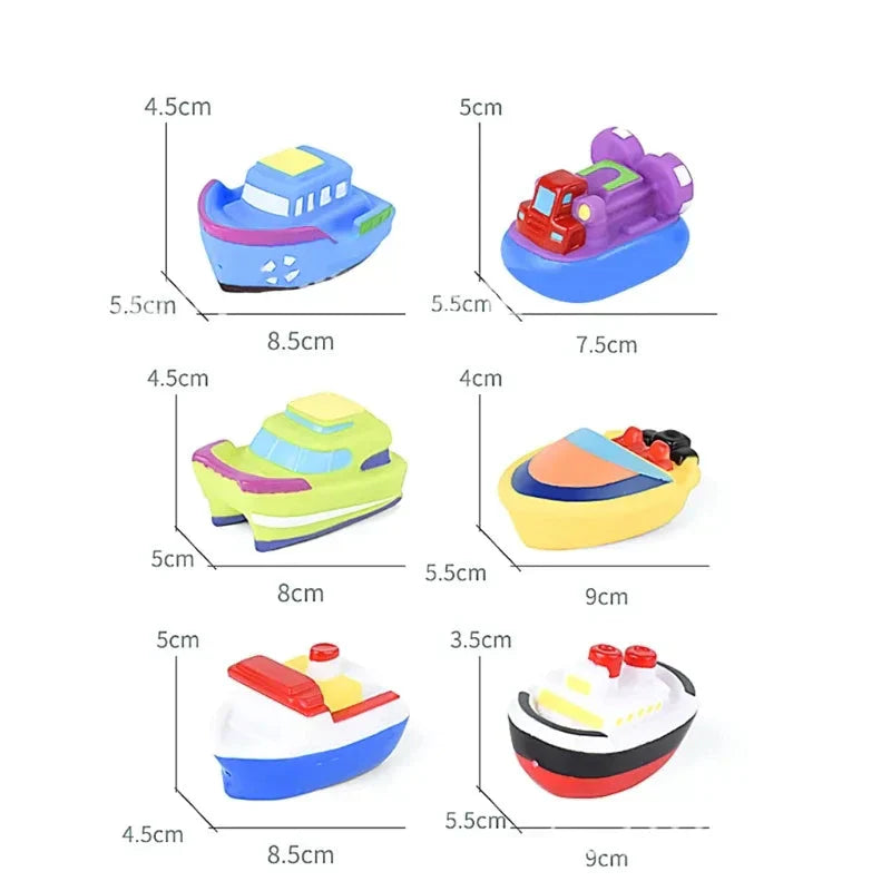 Splash Play in Bath - Toy Boats