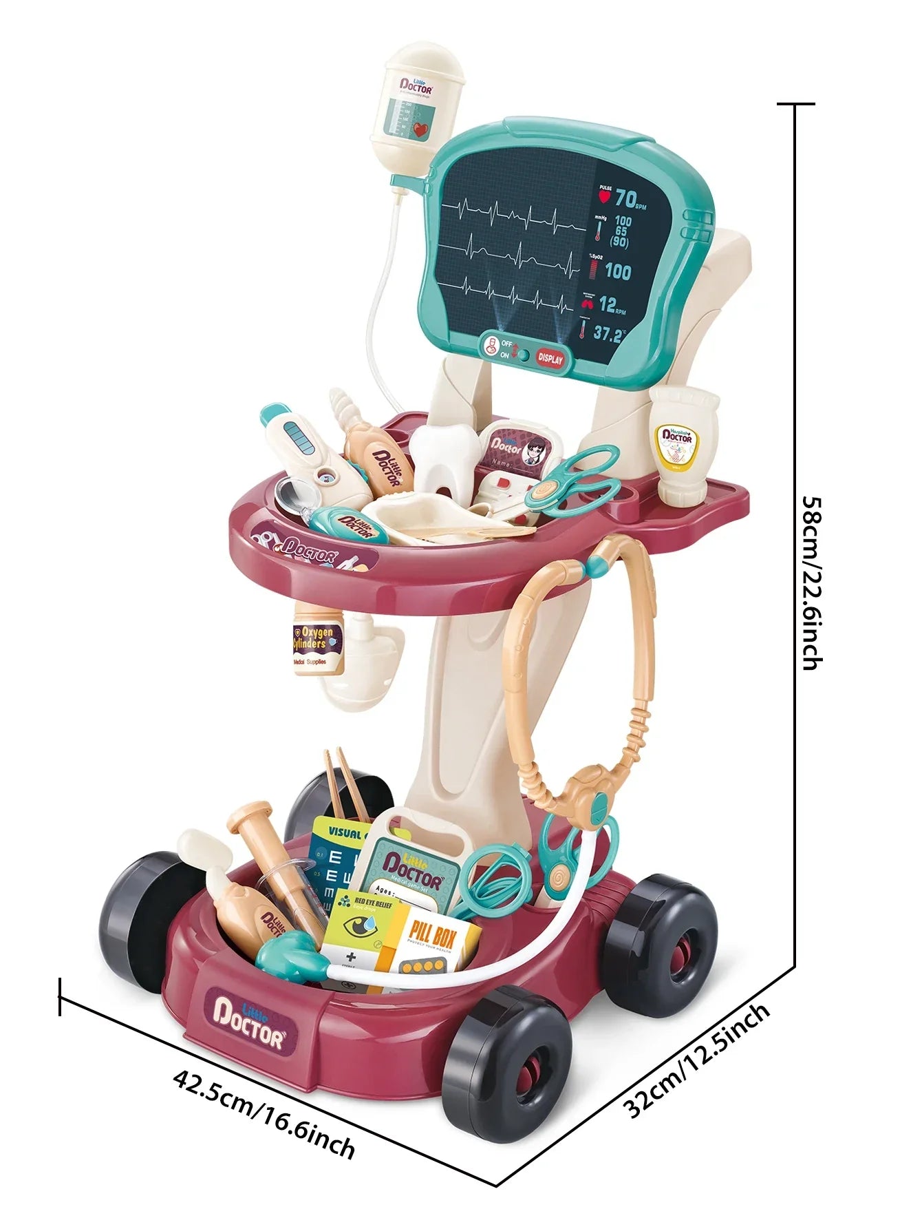 Caring & Smart - Doctor Cart Plaything Set
