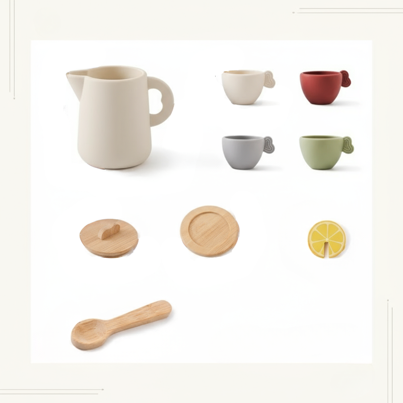 Play & Interactive – Wooden Tea Set for Children