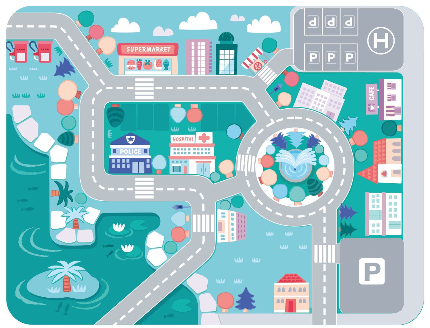 Educational & Play – Wooden Building Blocks in the City