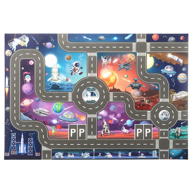 Car Adventure - Amazing City Playmat™ - City Car Play Mat