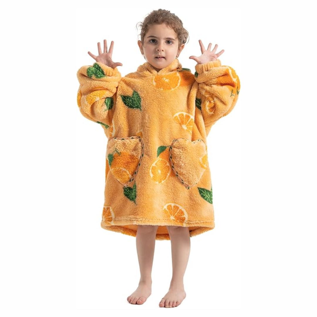 Cute and comfortable – Children's blanket with hood