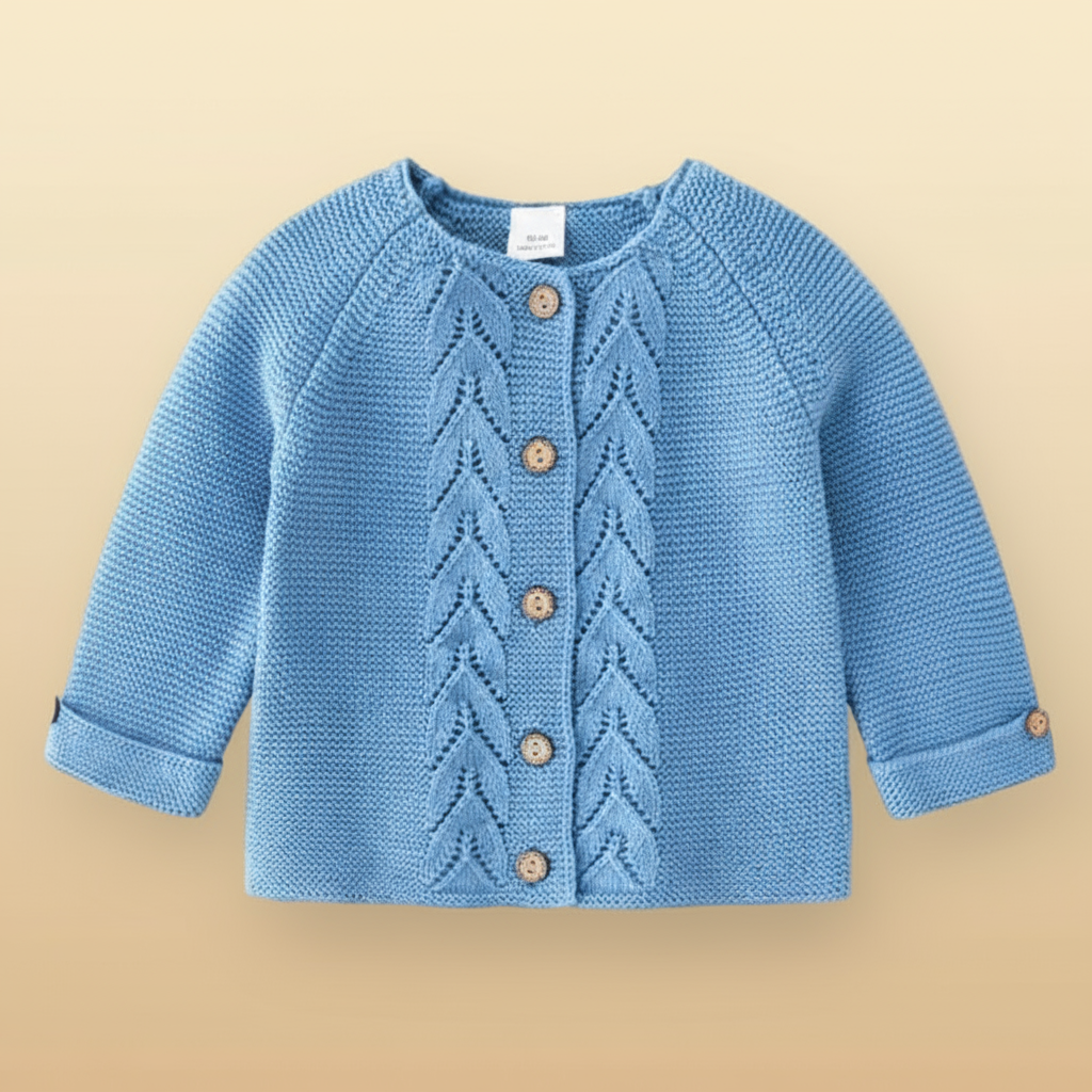 Comfortable & Stylish – Knitted Children's Cardigan Sweater