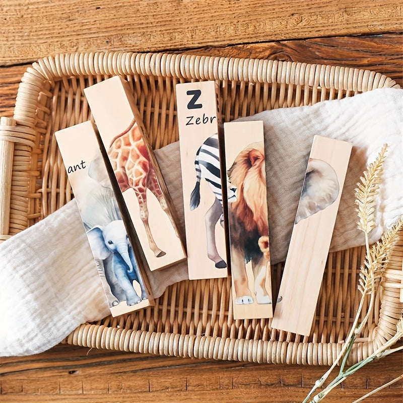 Wood & Engaging – Animal Block Puzzle