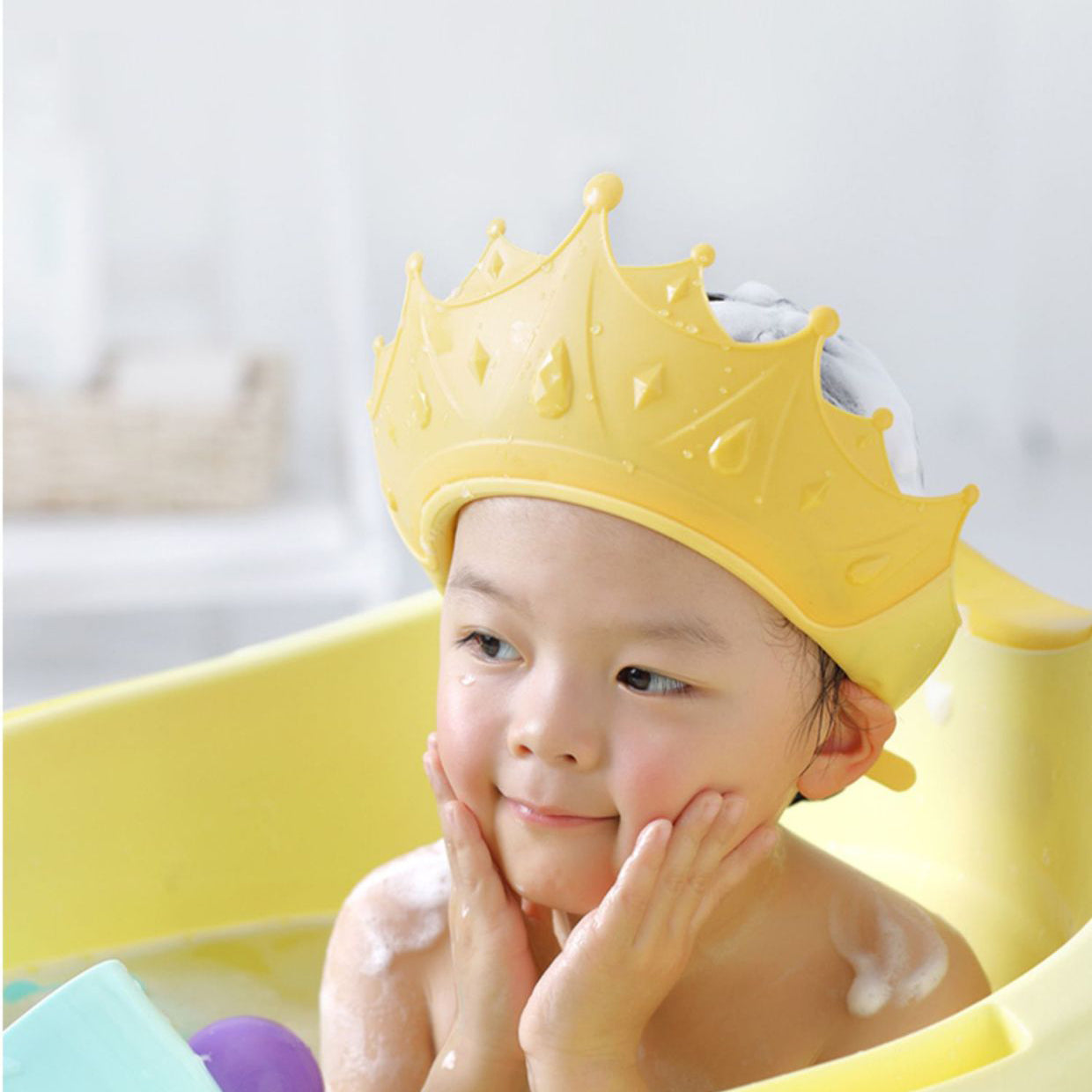No more tears in the bath - Bath Cap