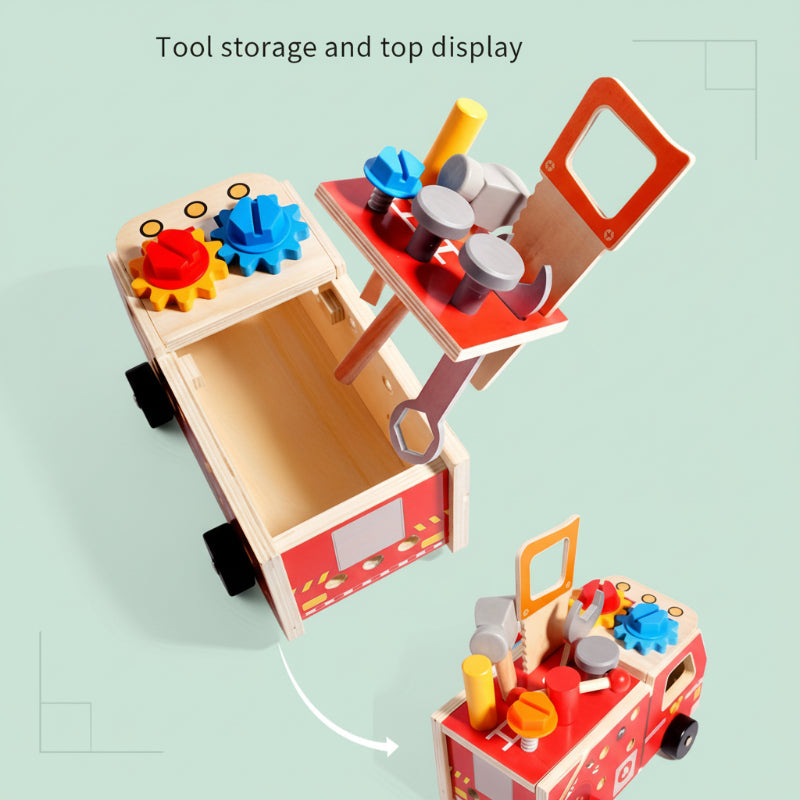 Educational & Innovative – Wooden Fire Truck